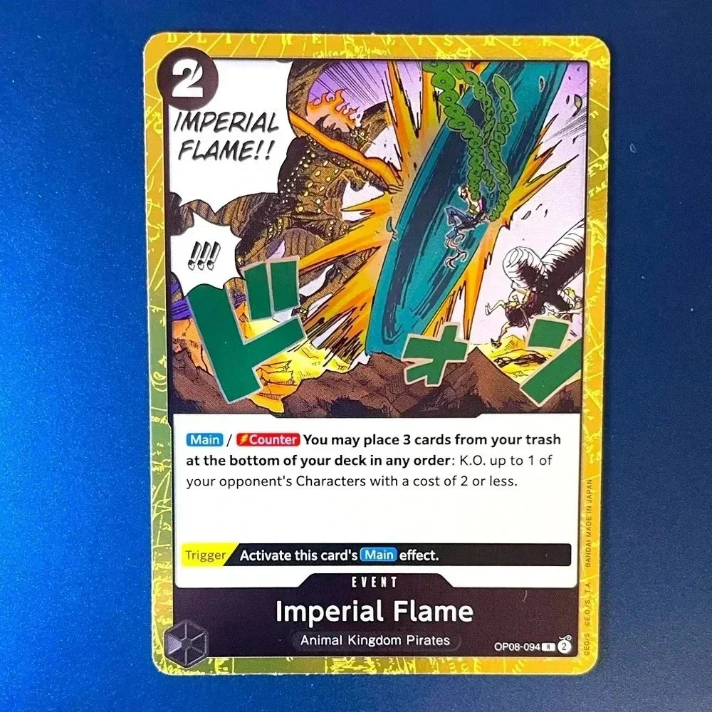 Imperial Flame Gold Rare Holo OP08-094 Two Legends One Piece TCG